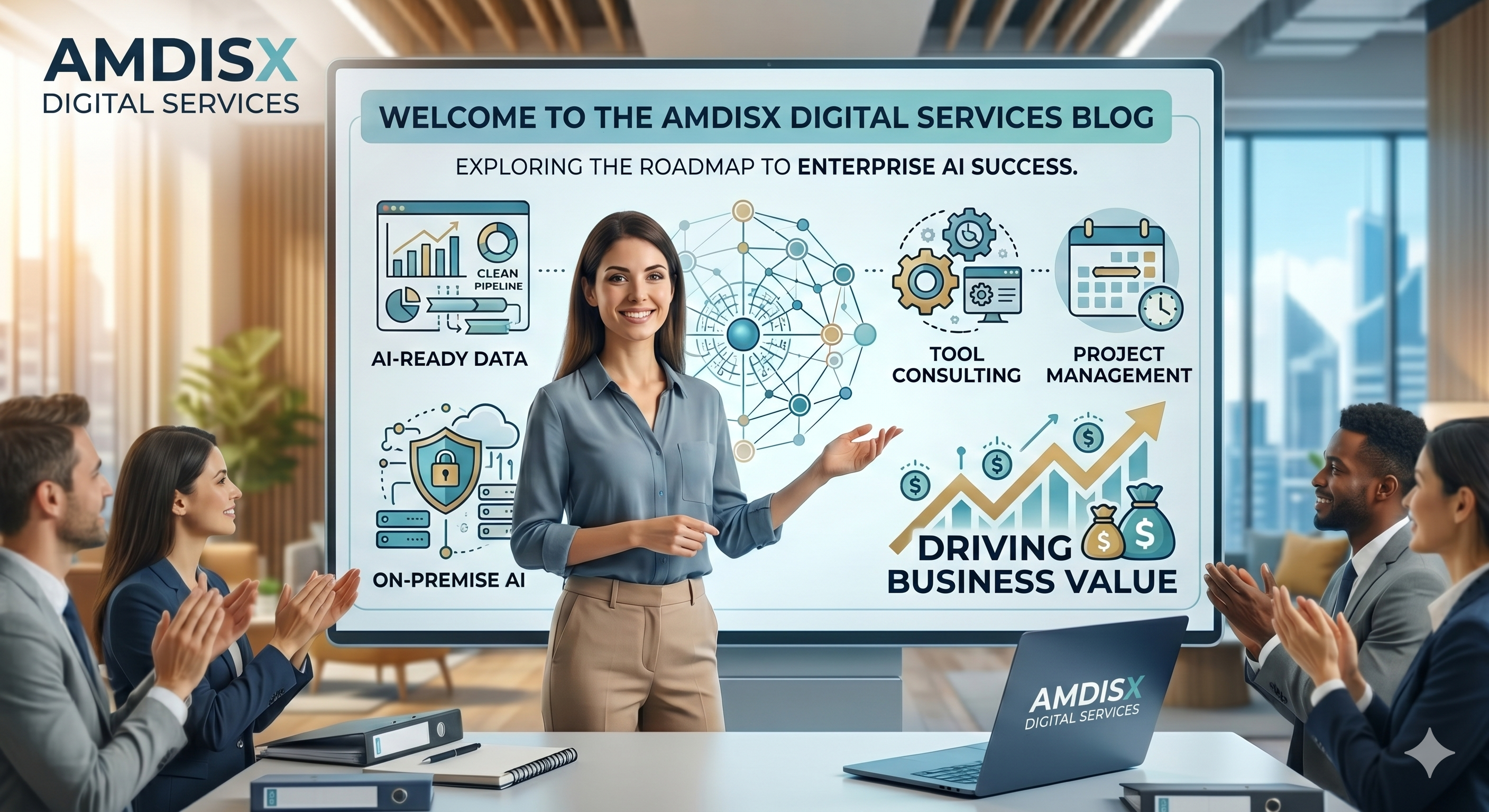 AMDISX Blog launch: Driving Business Value Through Enterprise AI — AI-Ready Data, Tool Consulting, On-Premise AI
